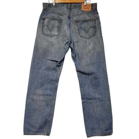 Y2K Levi's 505 Straight Fit Jeans Men's W36 L32 90's Utility Work Pants - Picture 2 of 12